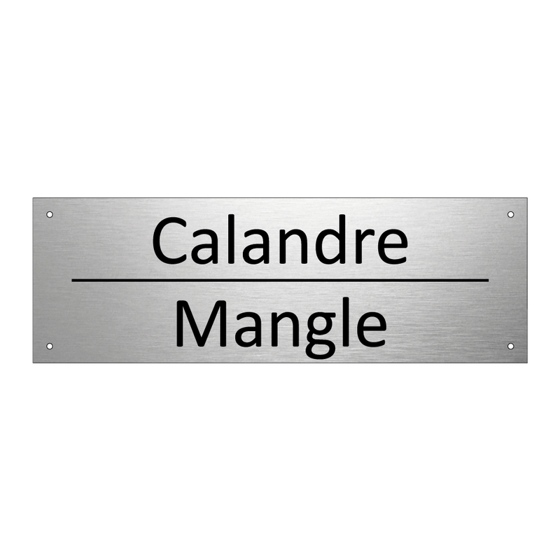Calandre - Mangle