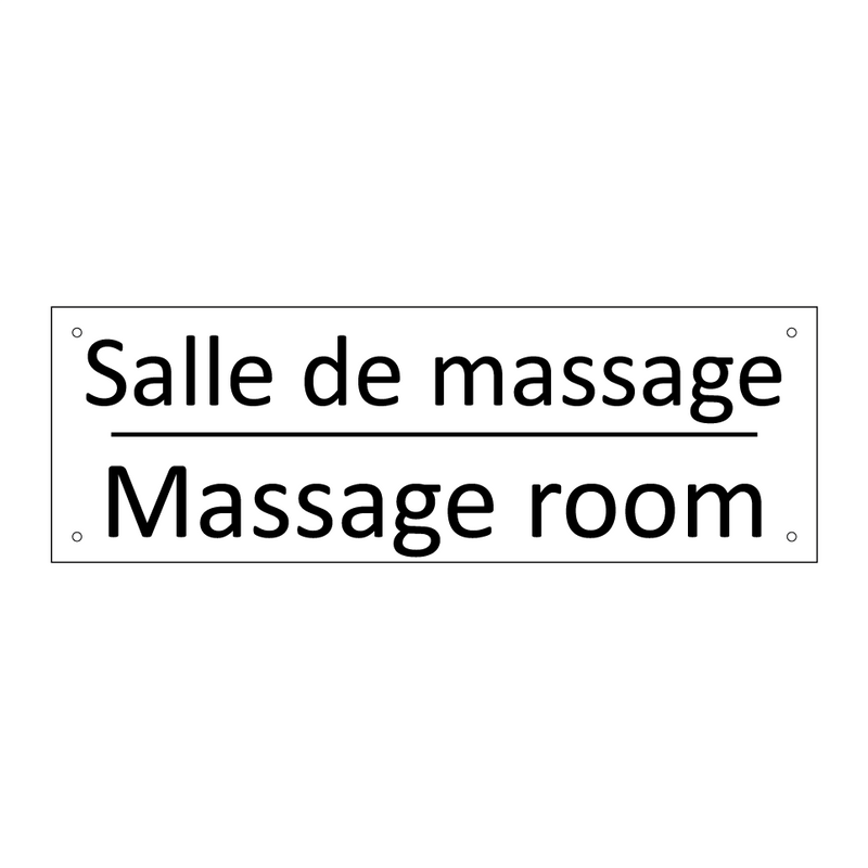 Salle de massage - Massage room