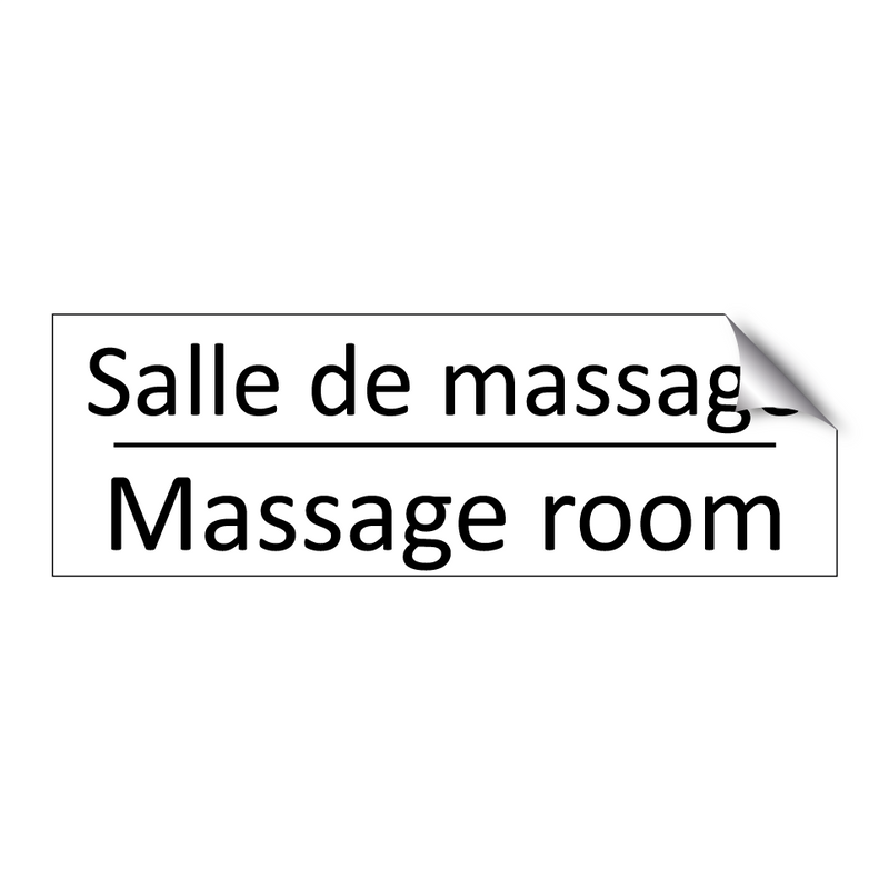 Salle de massage - Massage room