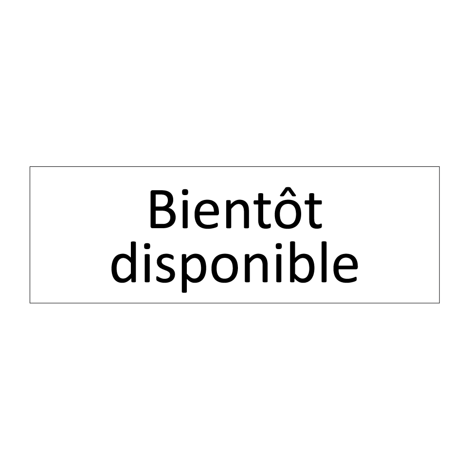 Bientôt disponible