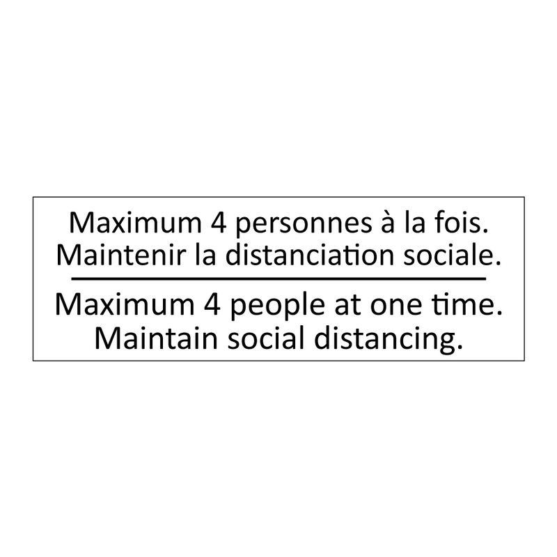 Maximum 4 personnes à la fois.  /.../ - Maximum 4 people at one time.  /.../