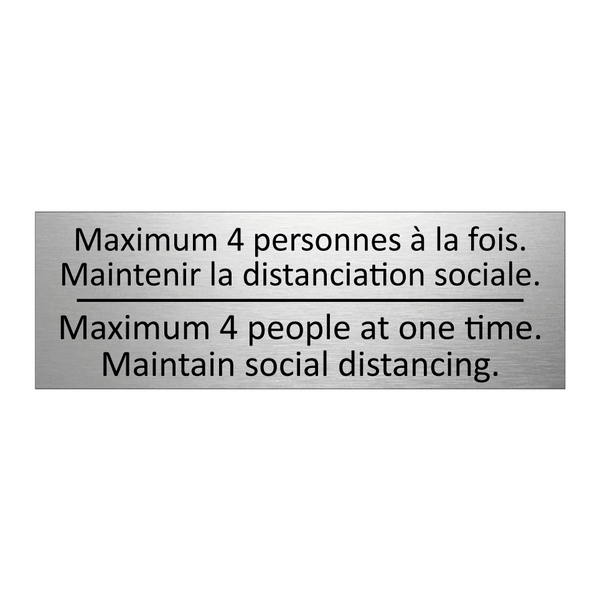 Maximum 4 personnes à la fois.  /.../ - Maximum 4 people at one time.  /.../