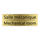Salle mécanique - Mechanical room
