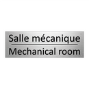 Salle mécanique - Mechanical room