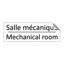 Salle mécanique - Mechanical room