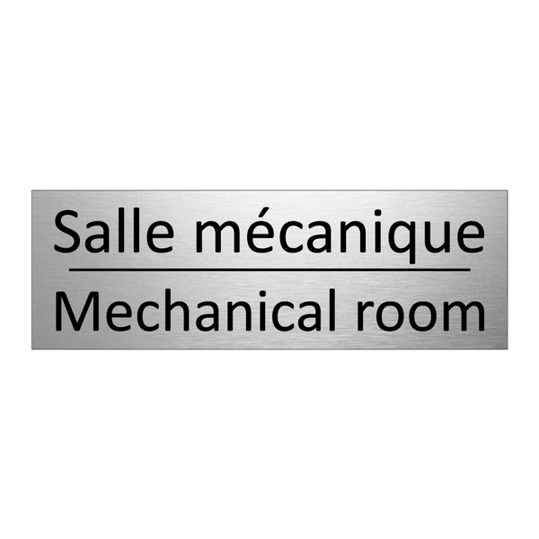 Salle mécanique - Mechanical room