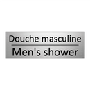 Douche masculine - Men's shower