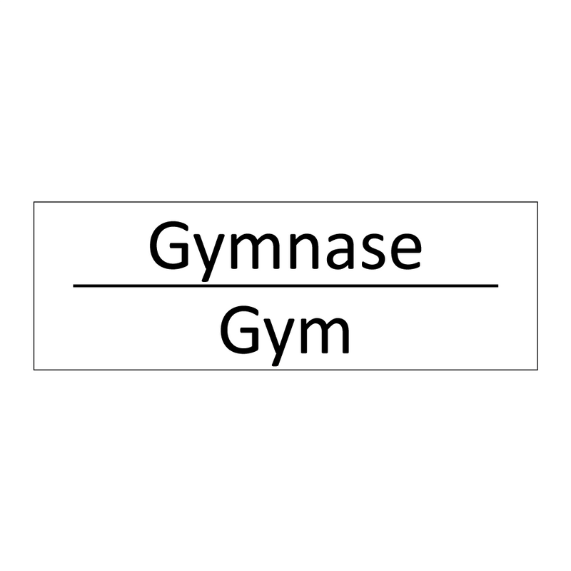 Gymnase - Gym