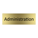 Administration & Administration & Administration