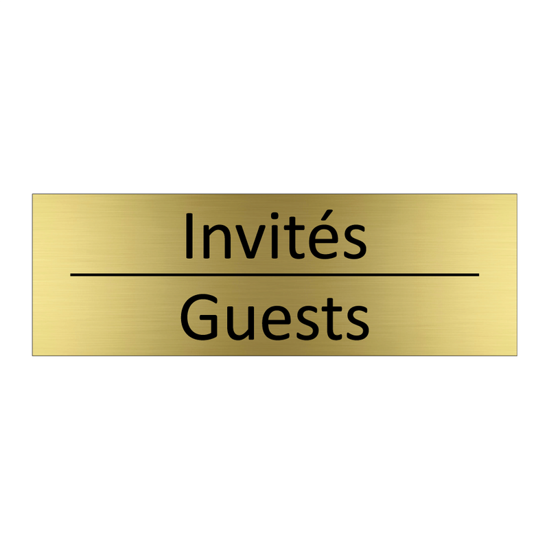 Invités - Guests