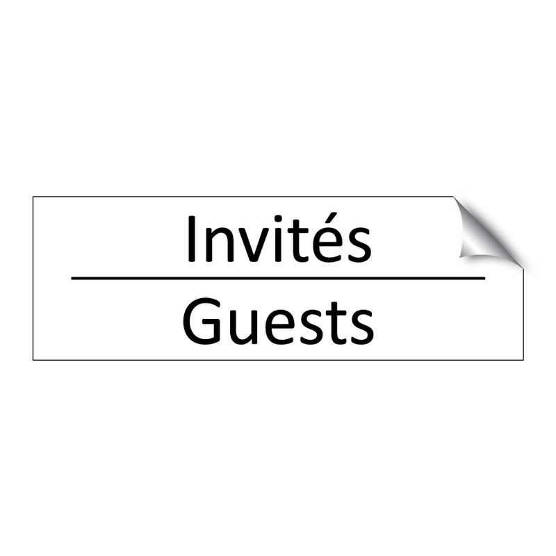 Invités - Guests