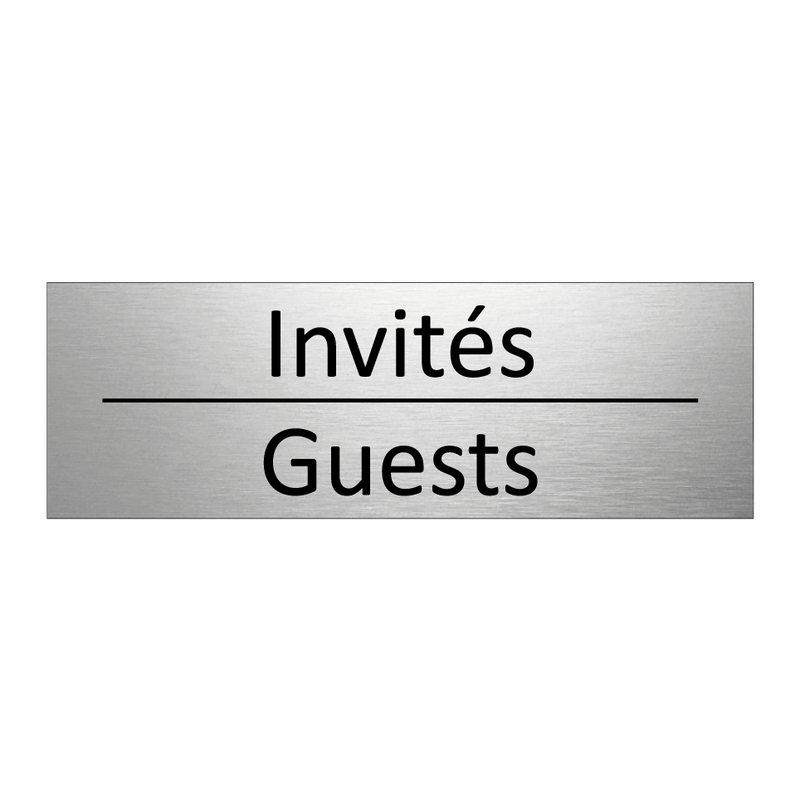 Invités - Guests
