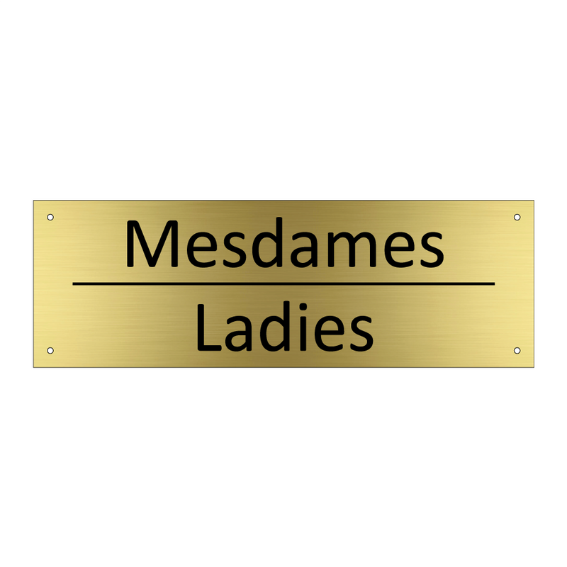 Mesdames - Ladies