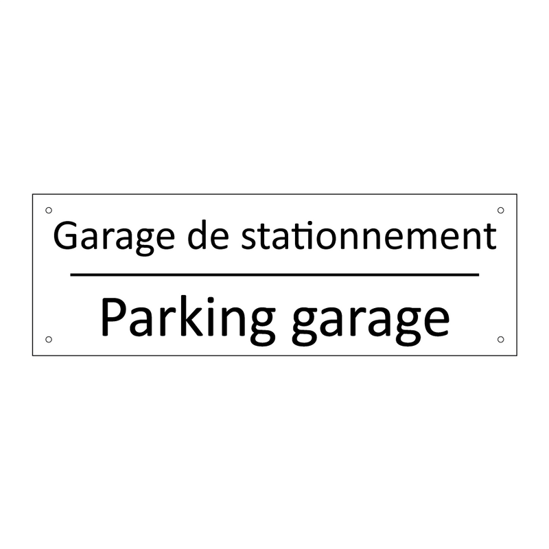 Garage de stationnement - Parking garage