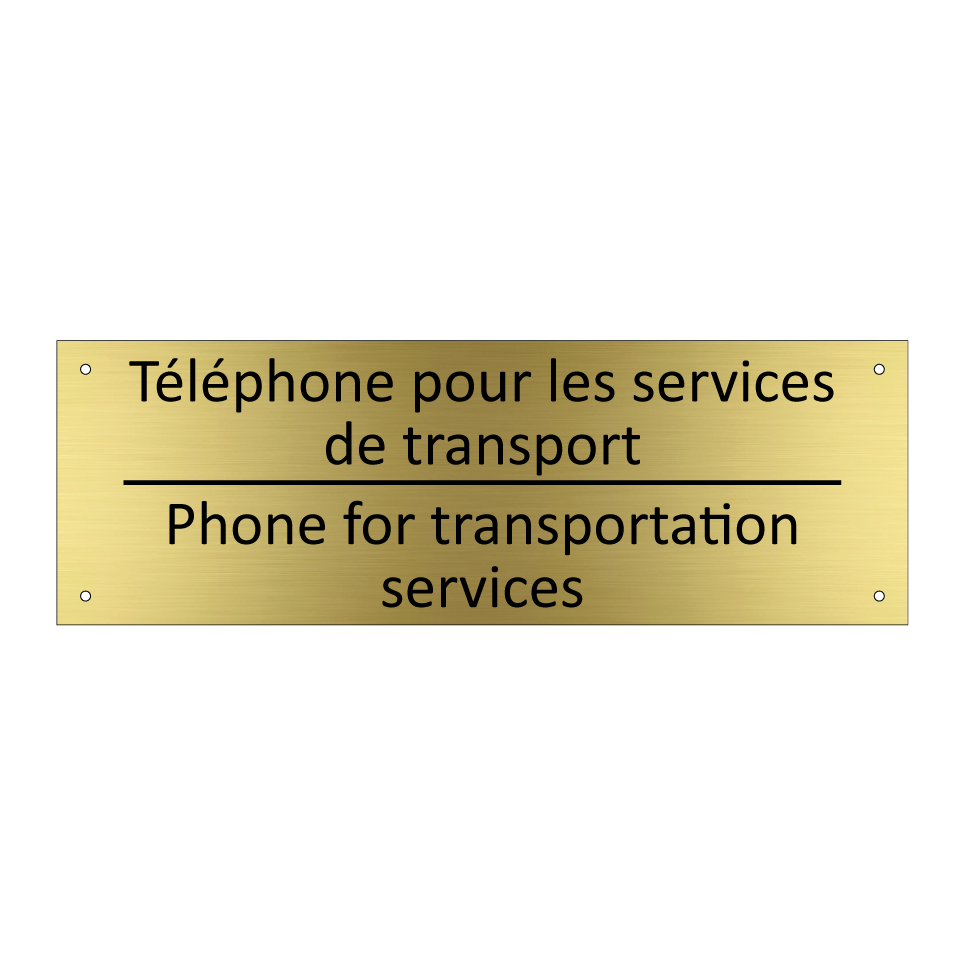 Téléphone pour les services de  /.../ - Phone for transportation services /.../