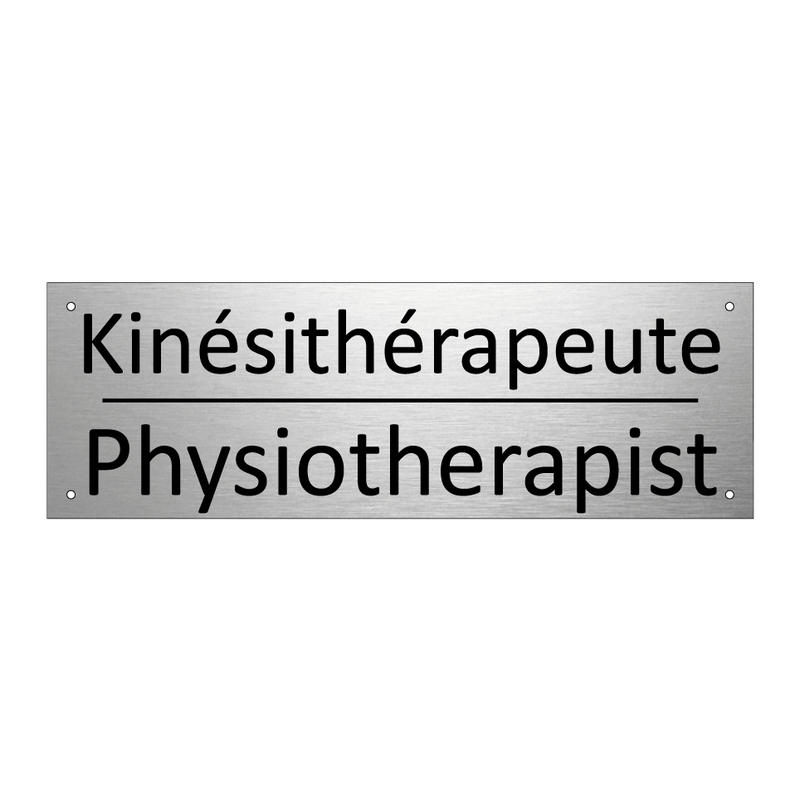 Kinésithérapeute - Physiotherapist