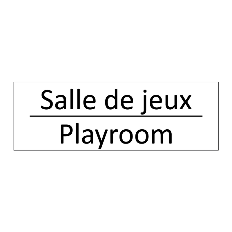 Salle de jeux - Playroom