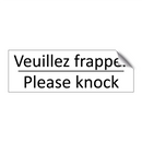 Veuillez frapper - Please knock