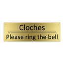 Cloches - Please ring the bell