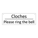 Cloches - Please ring the bell