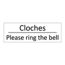 Cloches - Please ring the bell