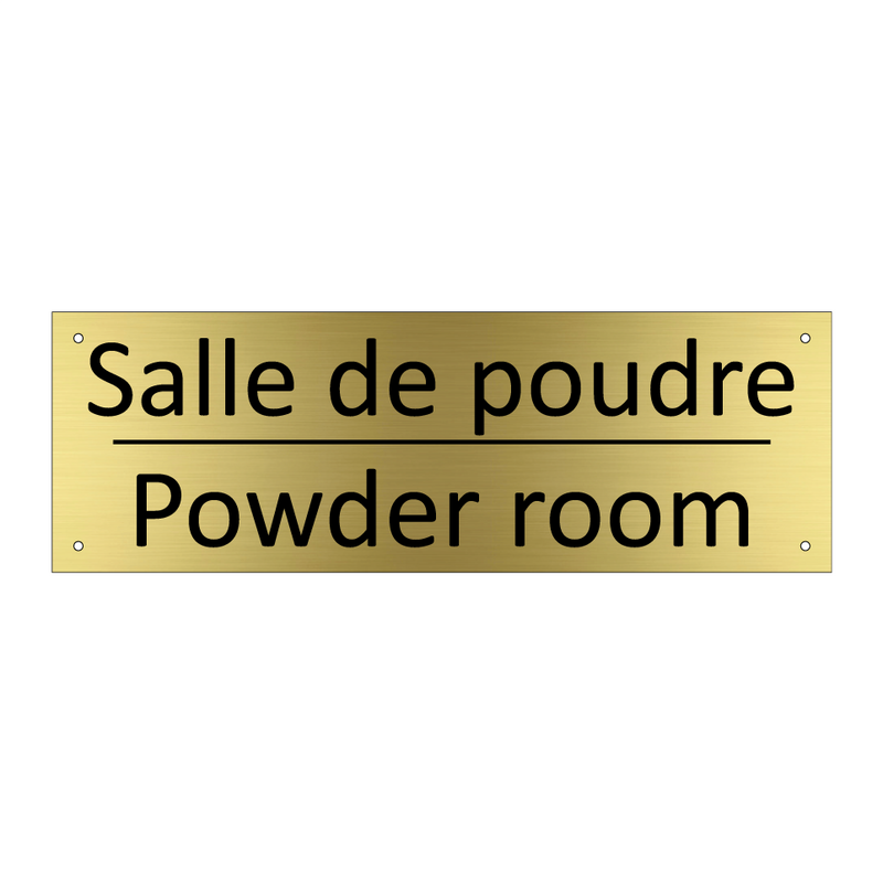 Salle de poudre - Powder room