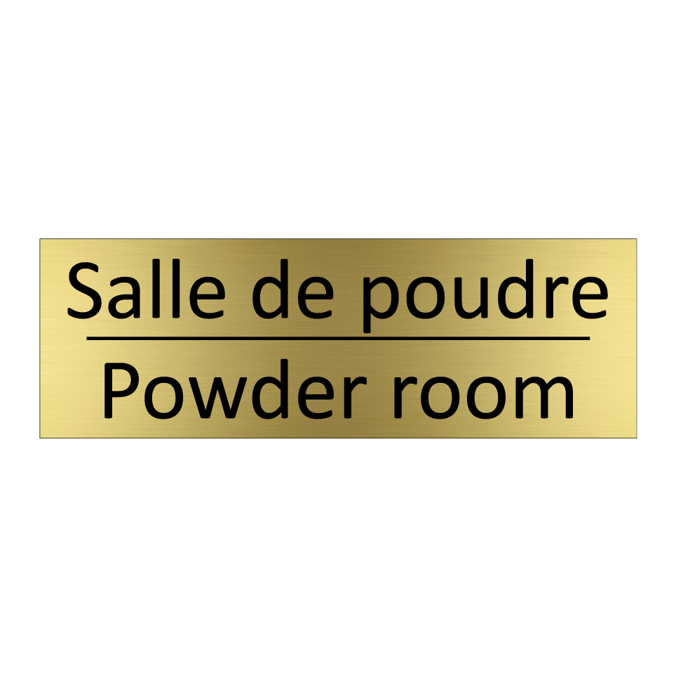 Salle de poudre - Powder room