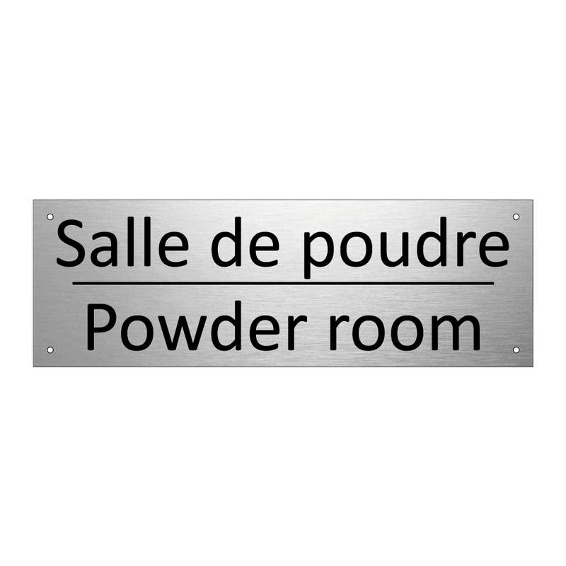 Salle de poudre - Powder room
