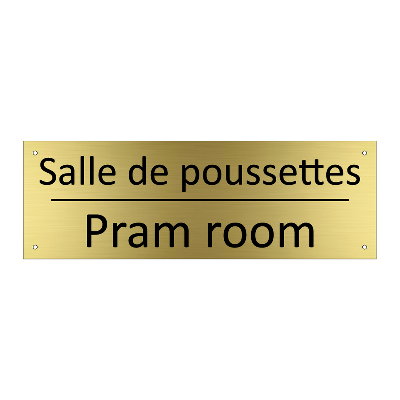 Salle de poussettes - Pram room