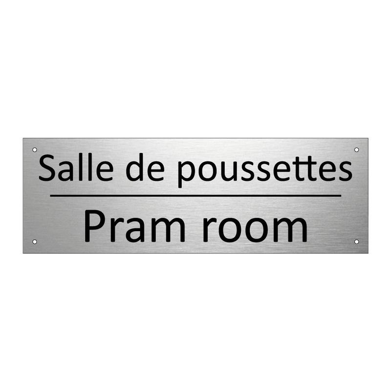 Salle de poussettes - Pram room