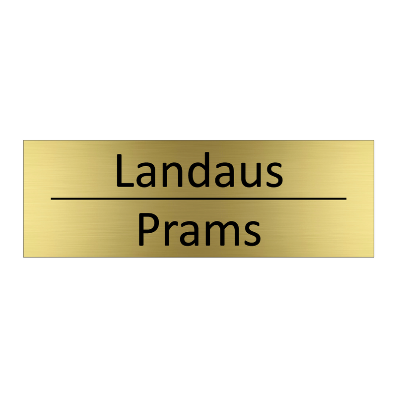 Landaus - Prams
