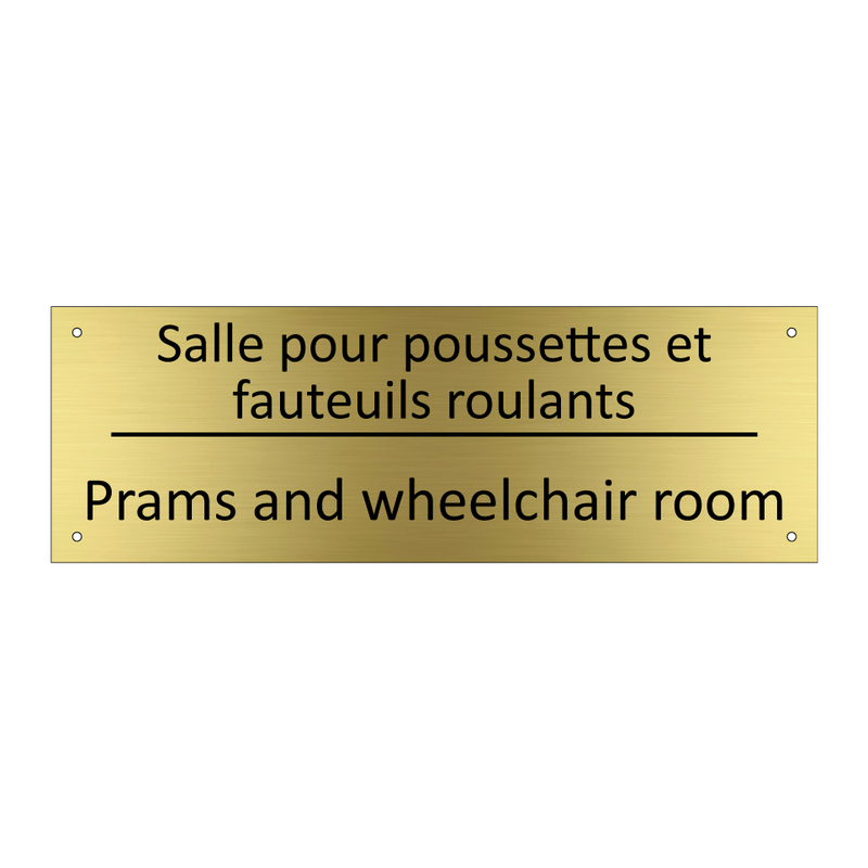 Salle pour poussettes et fauteuils  /.../ - Prams and wheelchair room