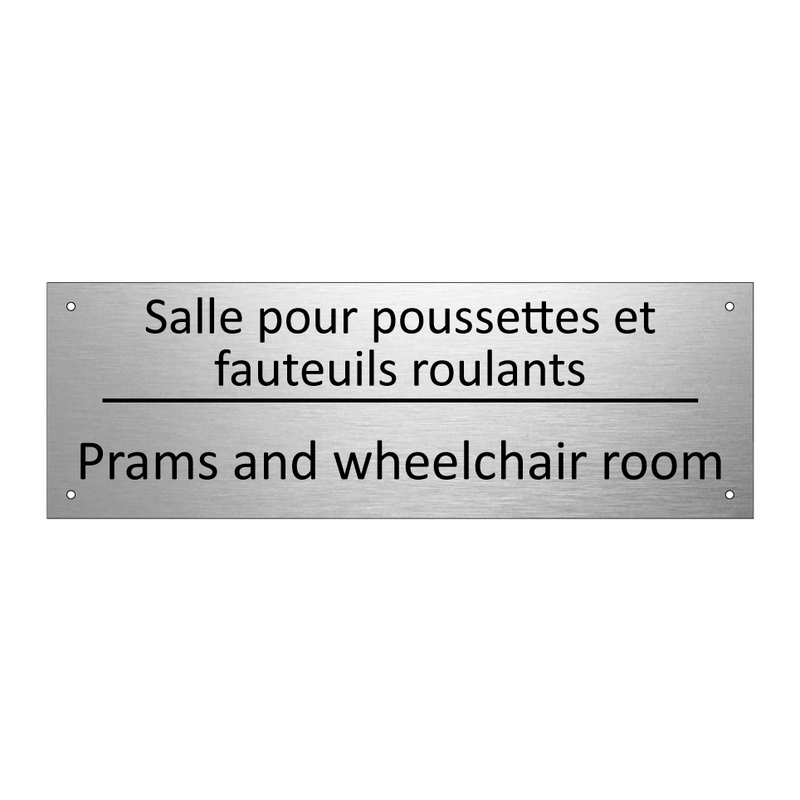 Salle pour poussettes et fauteuils  /.../ - Prams and wheelchair room