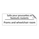 Salle pour poussettes et fauteuils  /.../ - Prams and wheelchair room