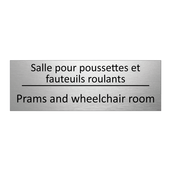 Salle pour poussettes et fauteuils  /.../ - Prams and wheelchair room