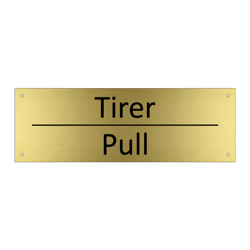 Tirer - Pull