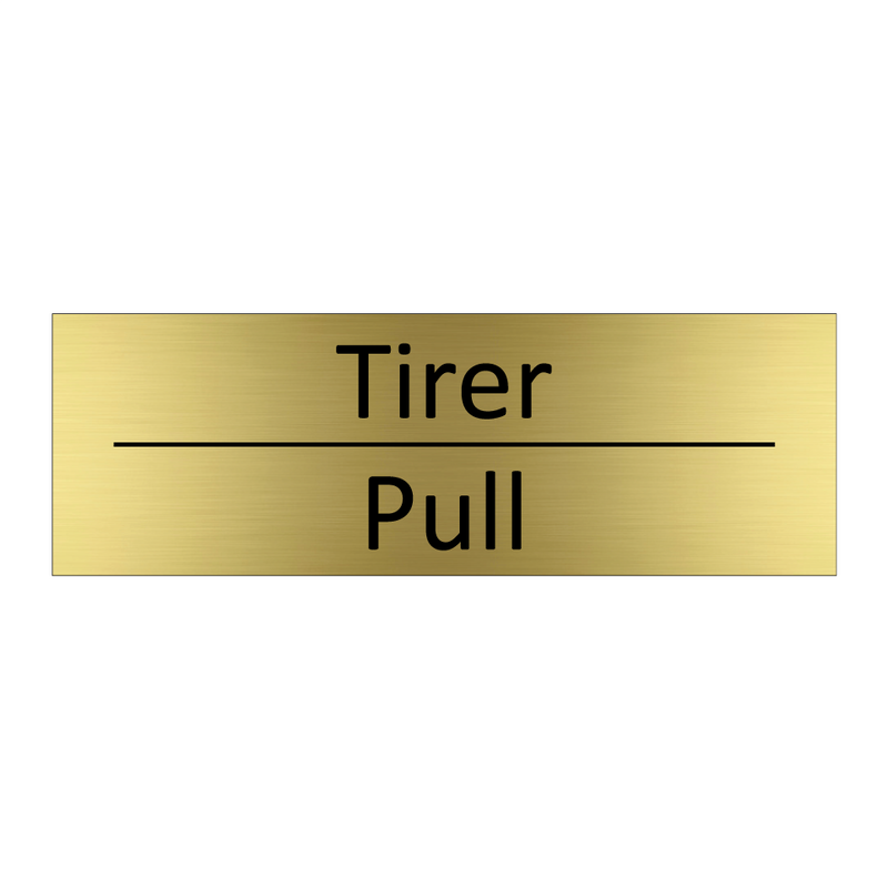 Tirer - Pull