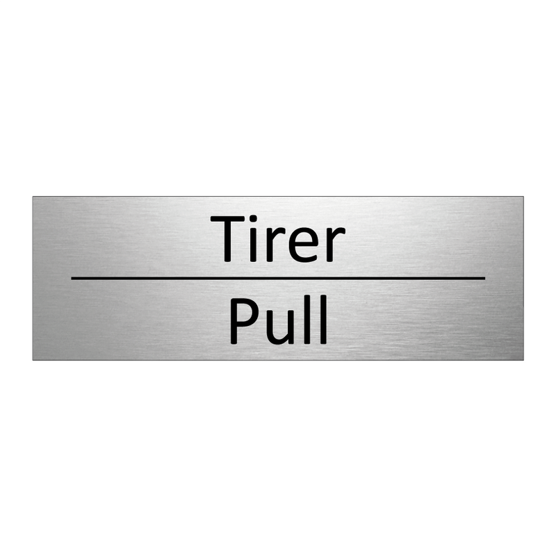 Tirer - Pull