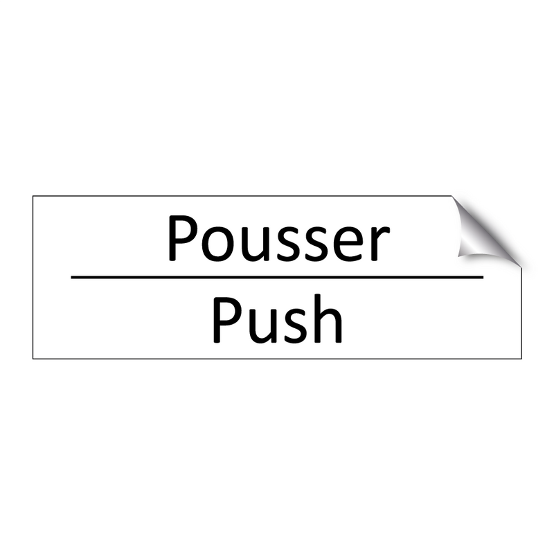 Pousser - Push