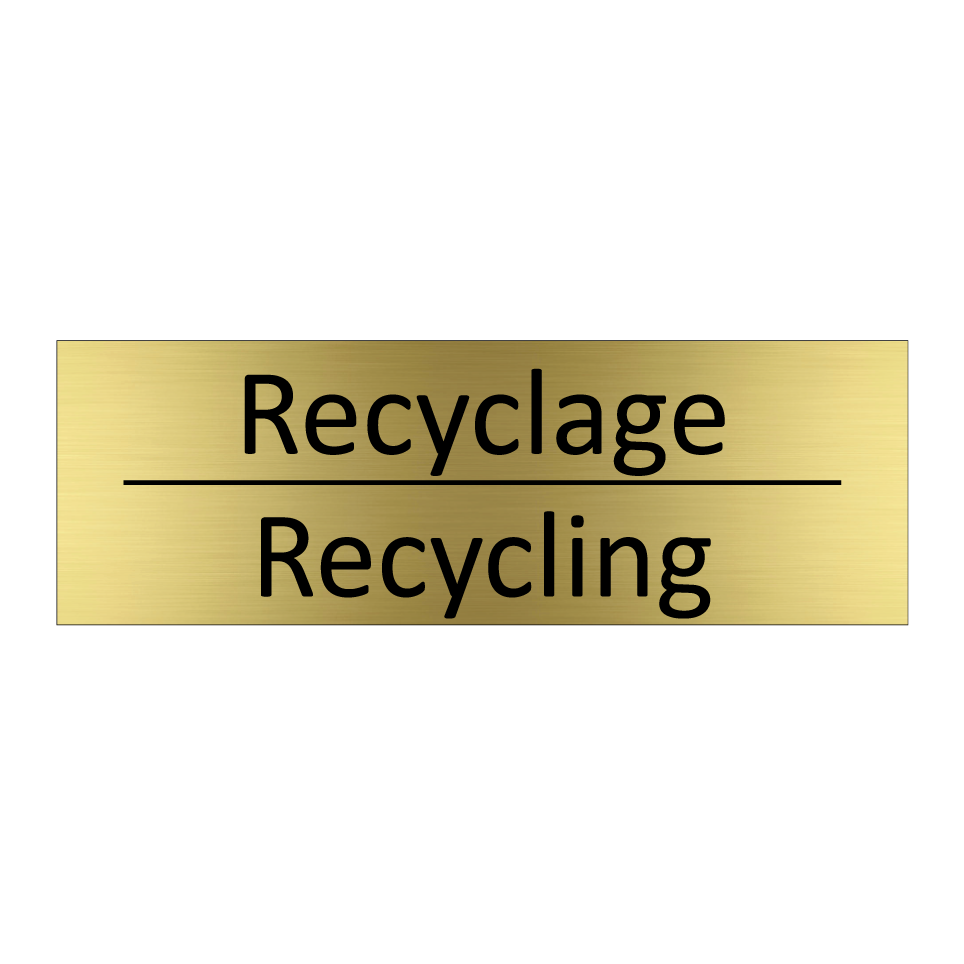 Recyclage - Recycling