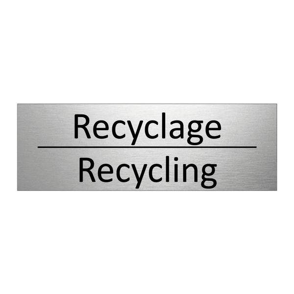 Recyclage - Recycling