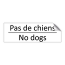 Pas de chiens - No dogs