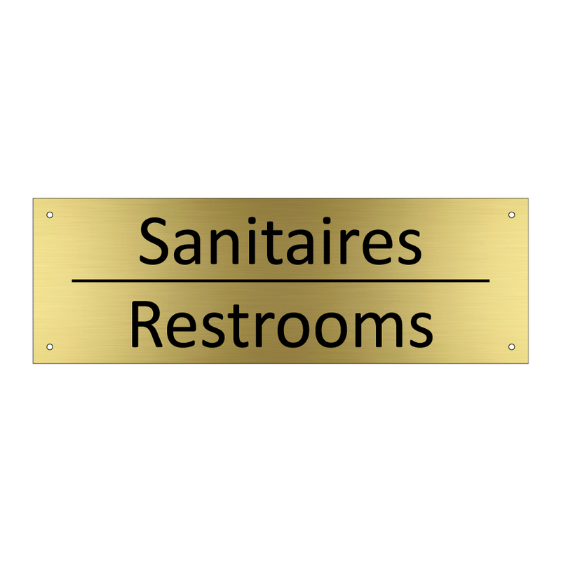 Sanitaires - Restrooms