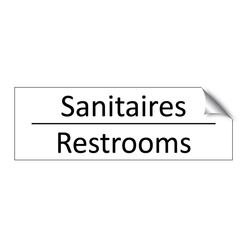 Sanitaires - Restrooms