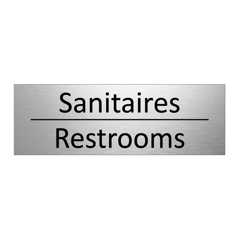 Sanitaires - Restrooms