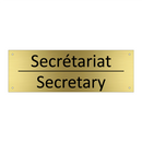 Secrétariat - Secretary