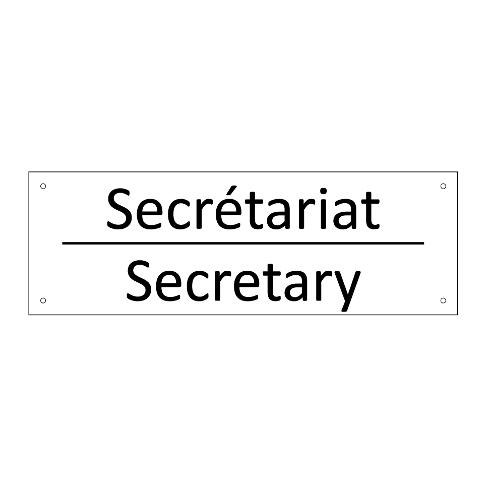 Secrétariat - Secretary
