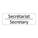 Secrétariat - Secretary