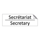 Secrétariat - Secretary