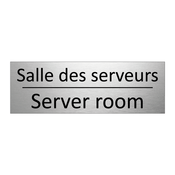 Salle des serveurs - Server room